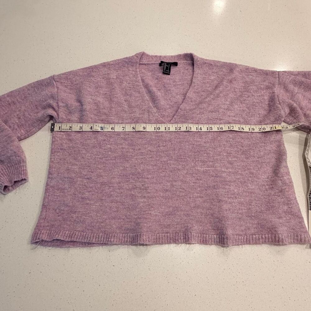 Forever-21 Women's Purple and Pink Jumper